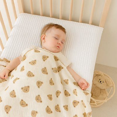 couverture bebe mousseline tendance