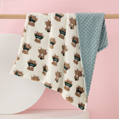 couverture bebe ours brun