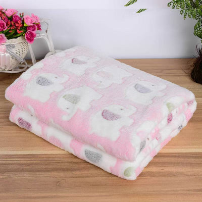 couverture bebe rose elephant