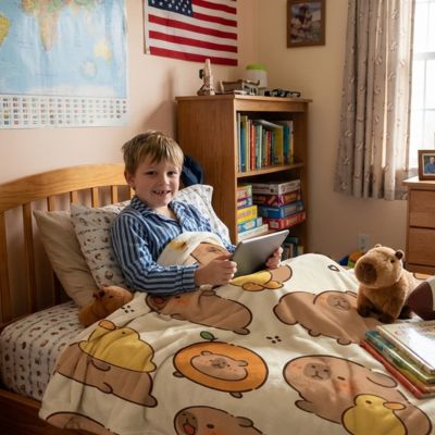 couverture enfant forestier