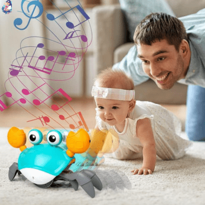 Crabe rampant avec musique SONGI™ - bebemam.com