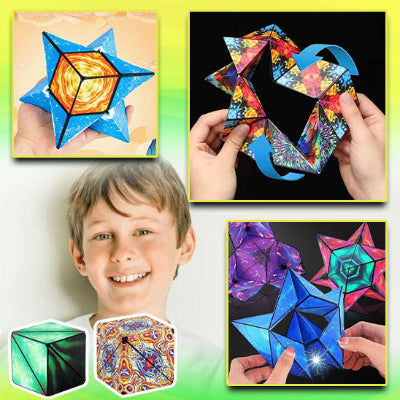 cube puzzle geometrique 3D ameliore la concentration