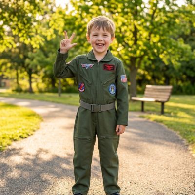 deguisement enfant combinaison verte