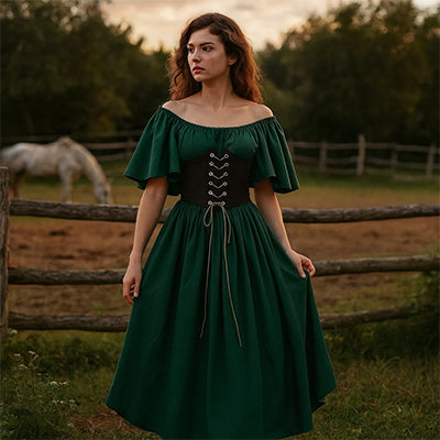 deguisement femme vert
