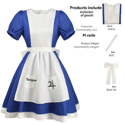 deguisement halloween blanc et bleu