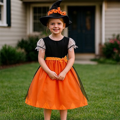 deguisement halloween enfant orange