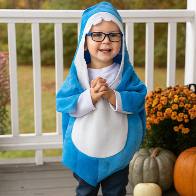 deguisement requin bleu clair