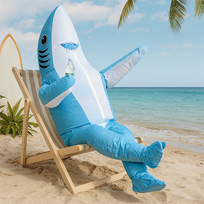 deguisement requin bleu