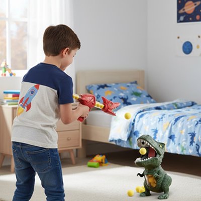 dinosaure jouet​ lanceur inclus