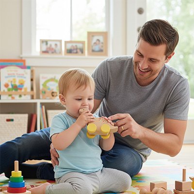 dinosaure jouet pere et fils