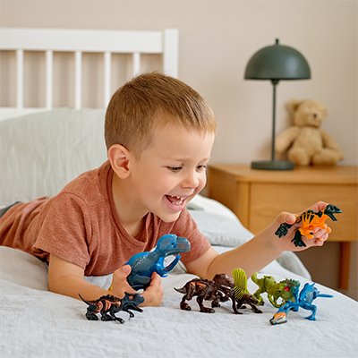 dinosaure jouet​ stimule l interet visuel