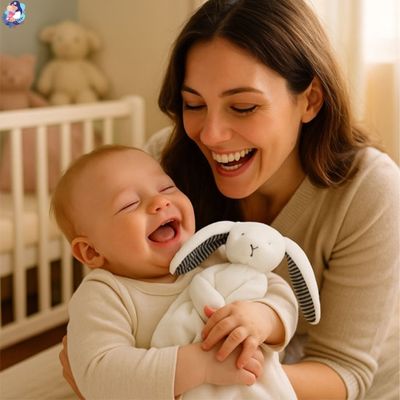 doudou bebe rabbit mere et fils