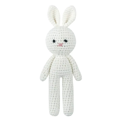 doudou lapin blanc