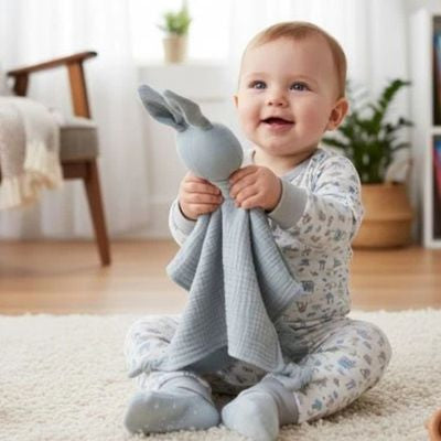 Doudou lapin | Écologique et Apaisant