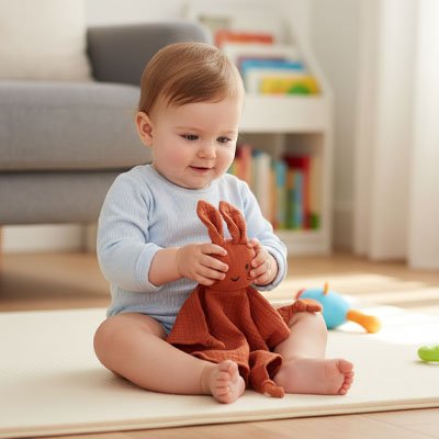 Doudou lapin | Écologique et Apaisant