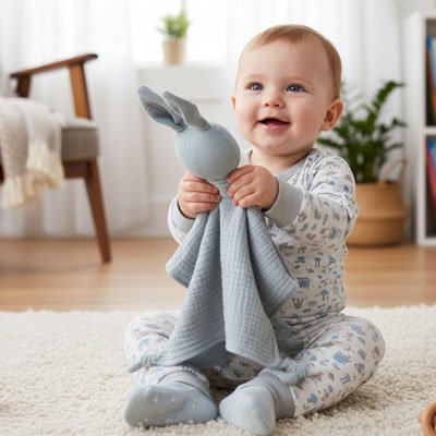 doudou lapin emotion