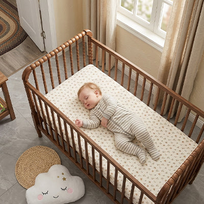 drap housse lit bebe bourgeon