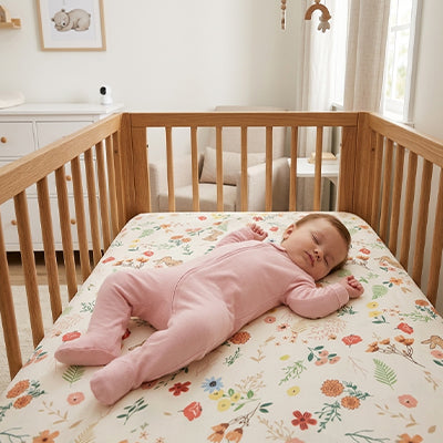 drap housse lit bebe coton naturel