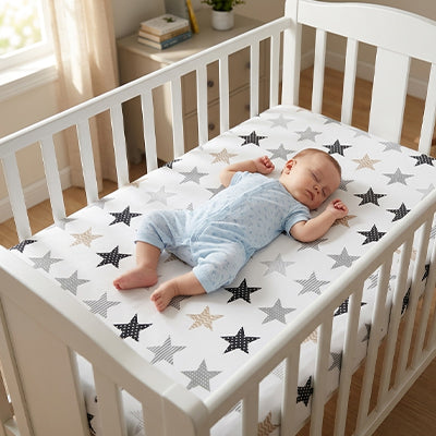 Drap housse lit bébé | Ajustement parfait