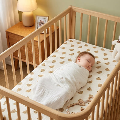 drap housse lit bebe tete d ours