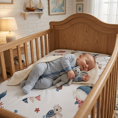 drap housse lit bebe tortue