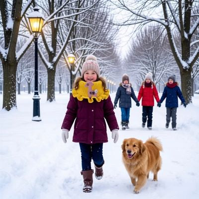 Écharpe d’hiver pour enfants | chaleur douce