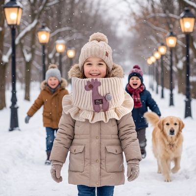 echarpe d hiver pour enfants leger