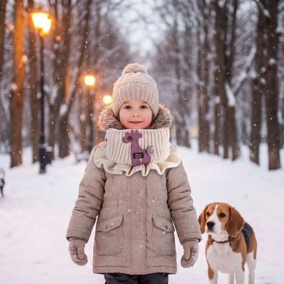 echarpe d hiver pour enfants stable
