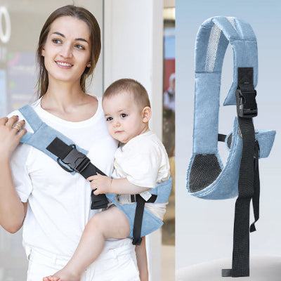 echarpe de portage baby sling bleu