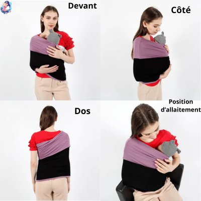Echarpe de portage BABY WARP - bebemam.com