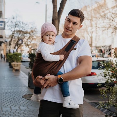 echarpe de portage matiere douce 