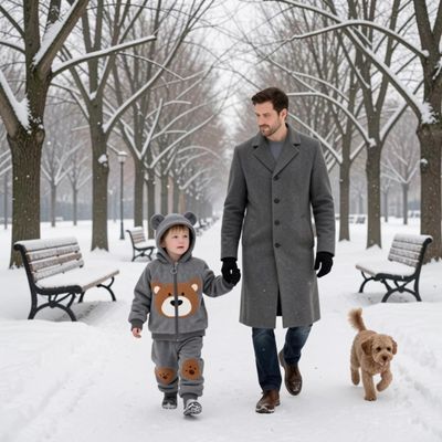 ensemble ourson style neutre