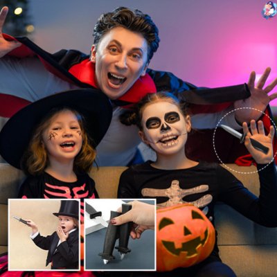 faux-poignard-halloween-familial