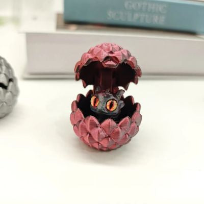 figurine dragon violet