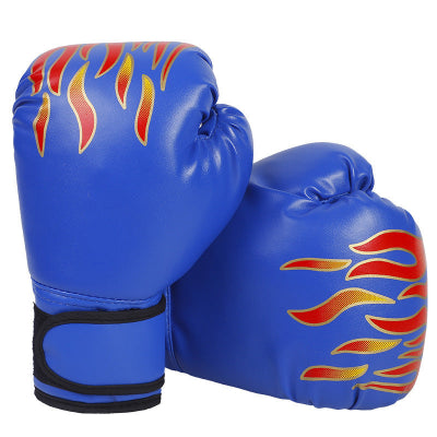 gants de boxe kickboxing bleu