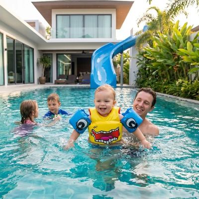 gilet de natation grand sourire