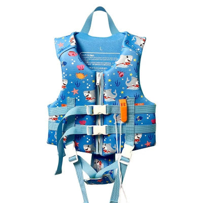 gilet sauvetage enfant bleu  