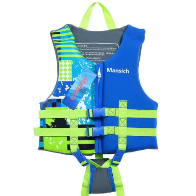 gilet sauvetage enfants bleu