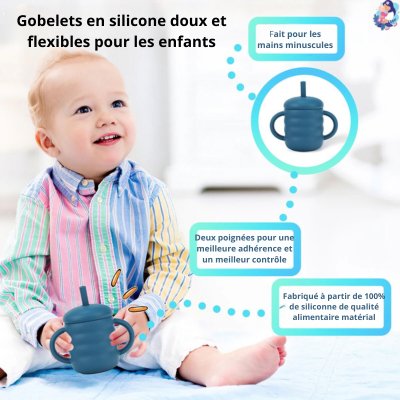 gobelet anti fuite pour bébé BABYFIT - bebemam.com