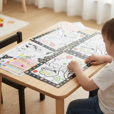 gommette enfant format genereux