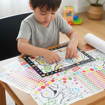 gommette enfant thematiques variees