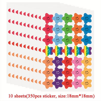 gommettes motifs colores