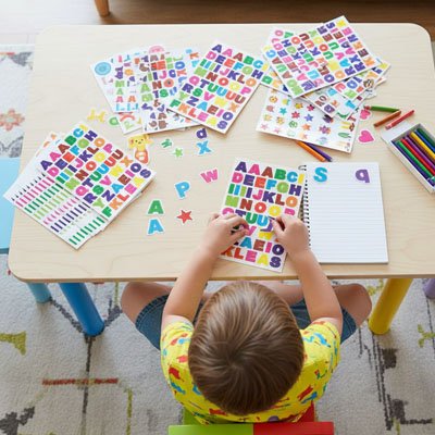 gommettes motifs varies