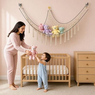 Hamac à peluche | rangement doux