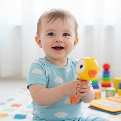 hochet agreable au toucher