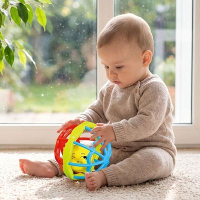 hochet bebe caoutchouc apaisement
