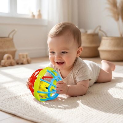 hochet bebe caoutchouc exploration