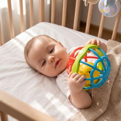 hochet bebe caoutchouc stimulation