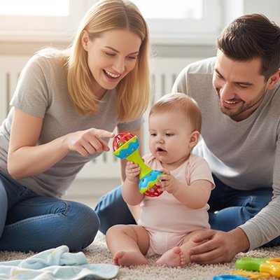Hochet bébé | Sensoriel Éveil