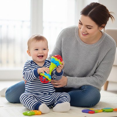Hochet bébé | Sensoriel Éveil